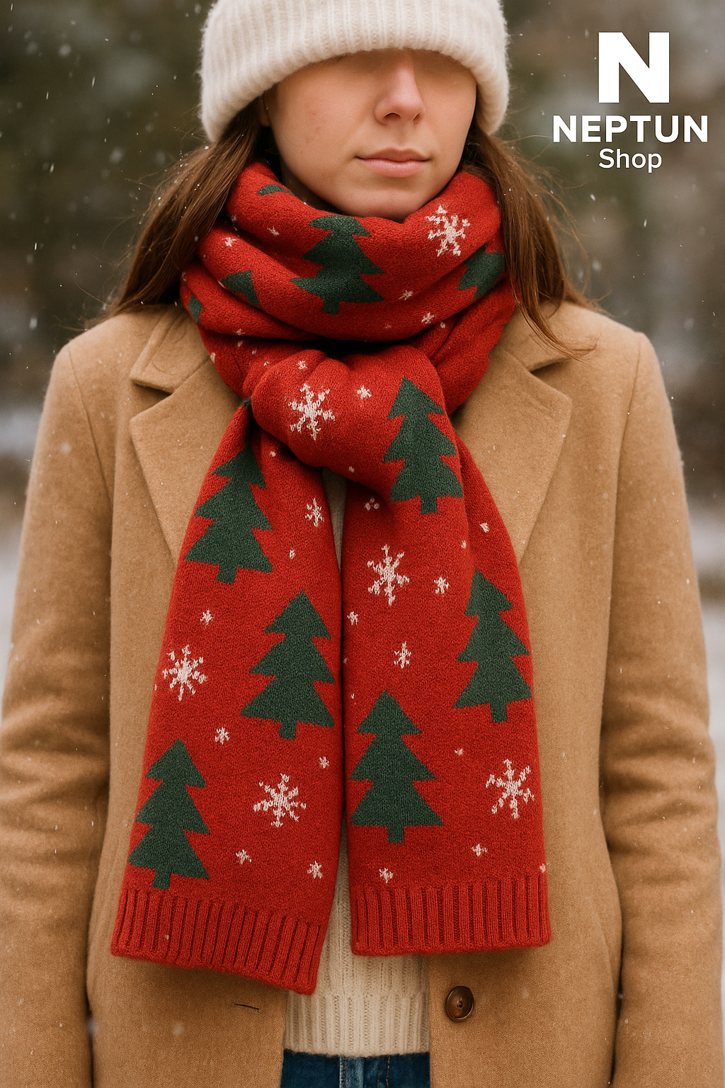 Szalik Zimowy damski idealny na zimną porę roku!