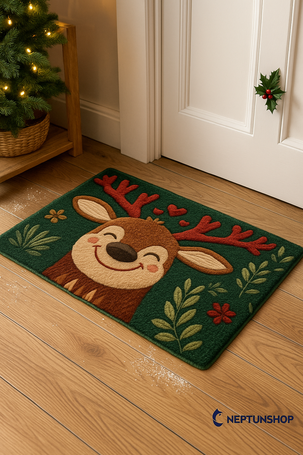 Przytulny dywan świąteczny